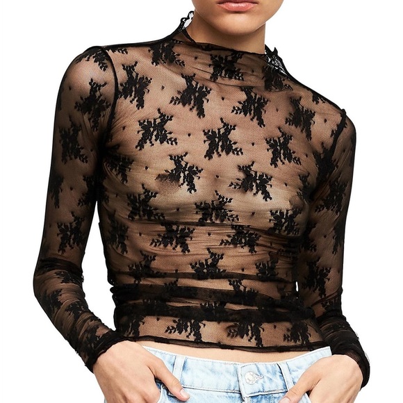 Lioness black sunset lace top - Picture 5 of 6